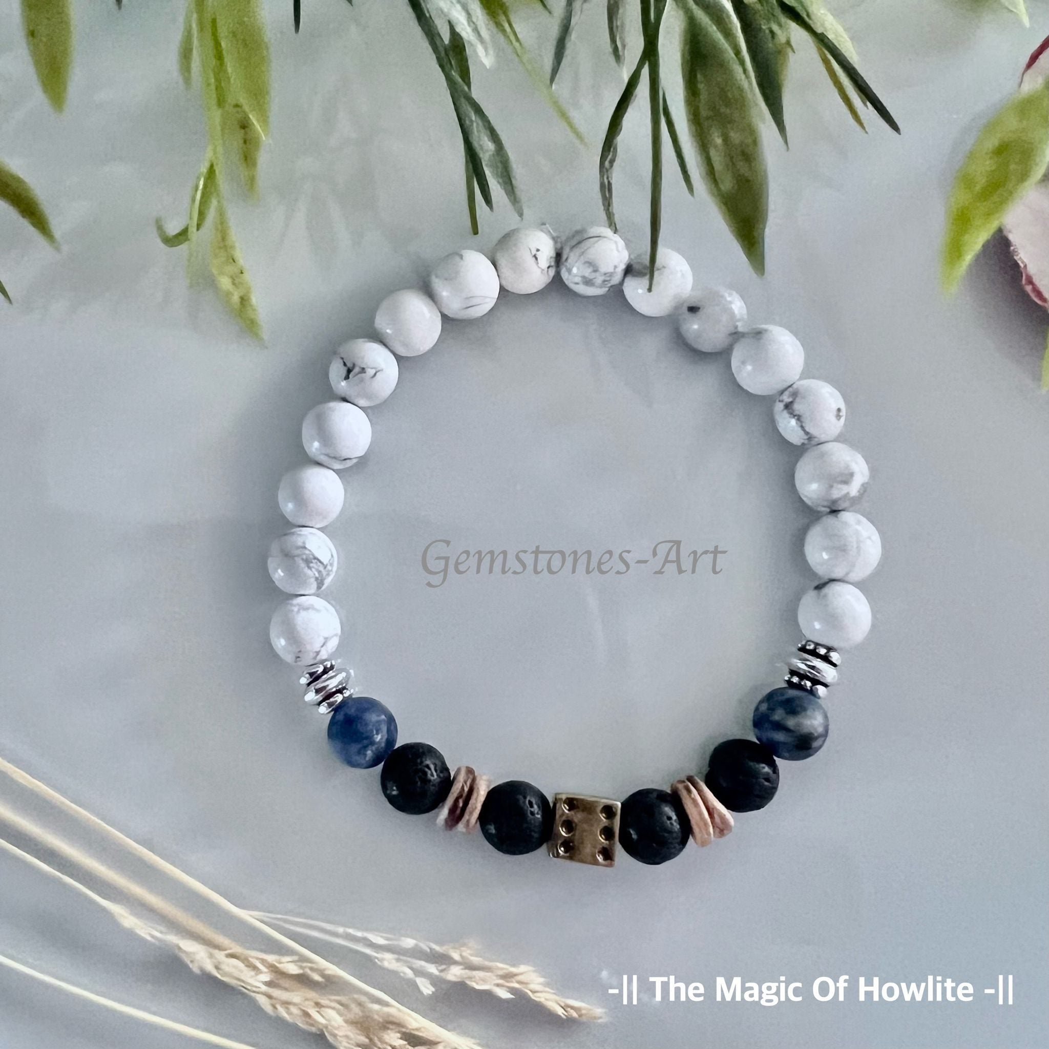 Heren armband HOWLITE (great Luck) image 3