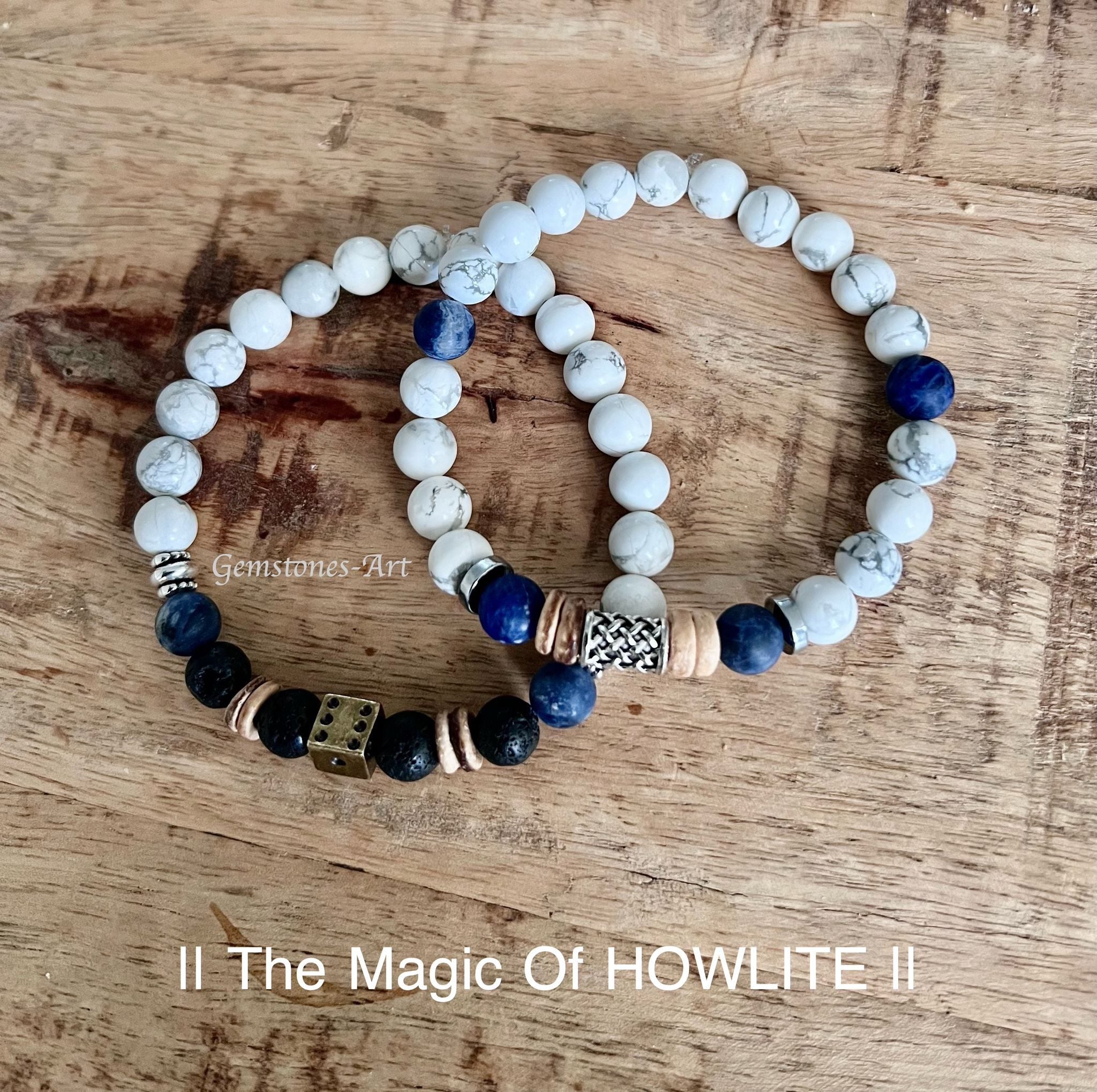Heren armband HOWLITE (great Luck) image 2