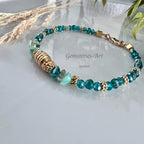 Armband Apatite (facet kraal) image 2