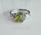 Ring Mosagaat zilver