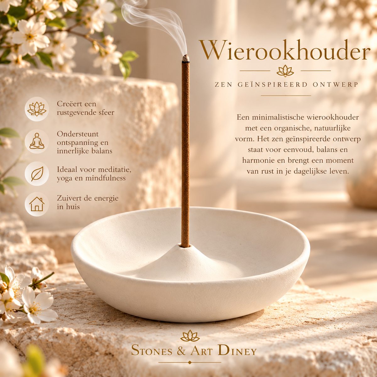 Wierookhouder Japan - zen geïnspireerd