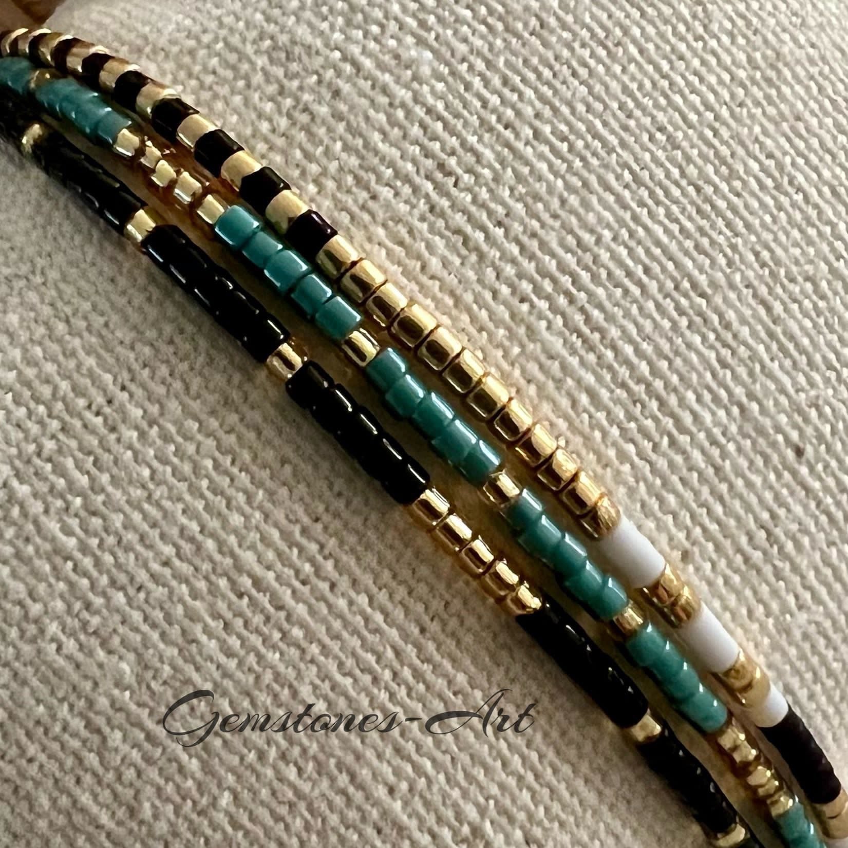 Drie Armbanden Miyuki kraal image 1