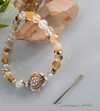 Dames armband Lemurian  ( golden healer) image 1