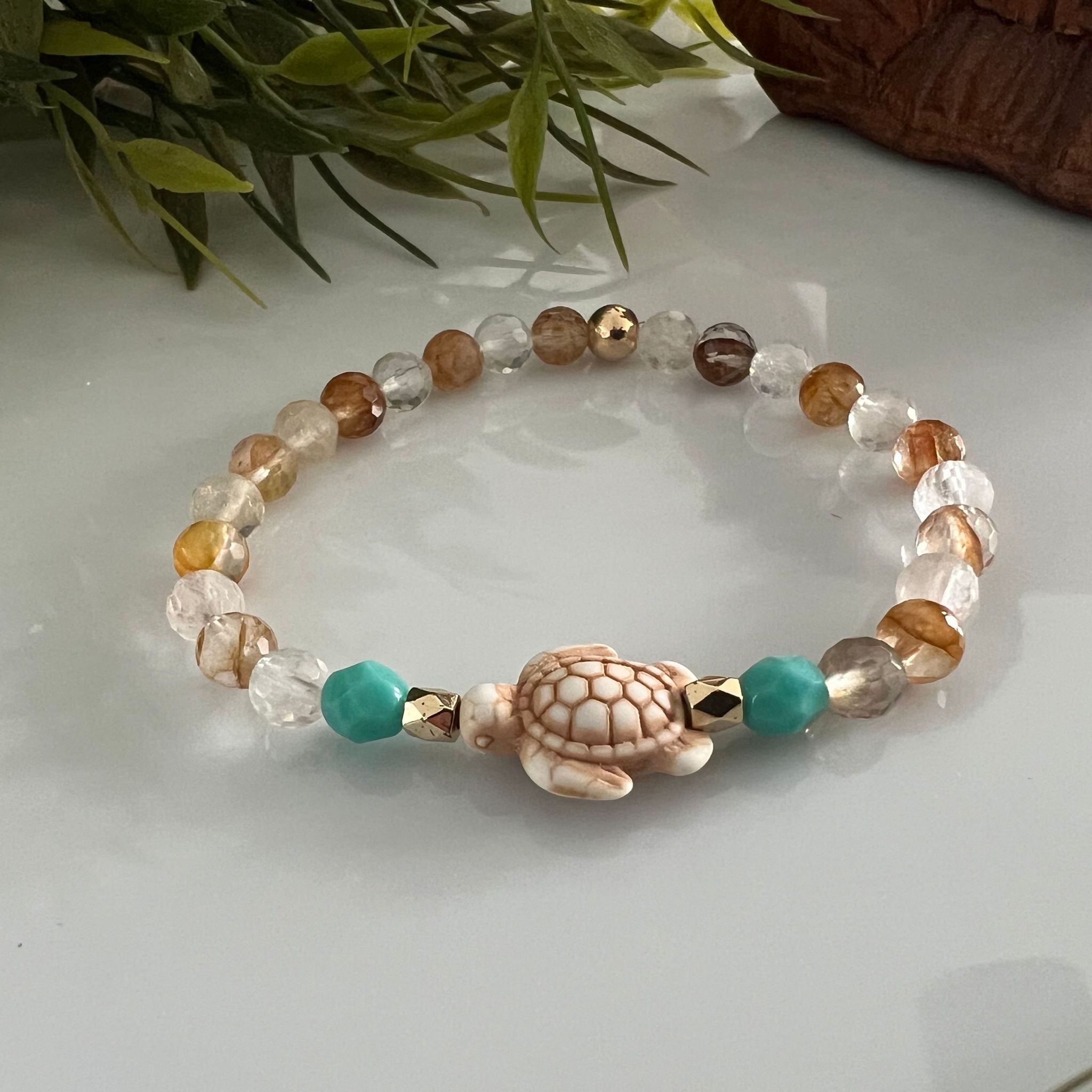 Armband Lemurian kwarts ( golden healer) image 1