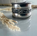 Bali swirl ring  - Echt zilver 925. Nikkelvrij - op voorraad maat 21mm + maat 18mm image 2