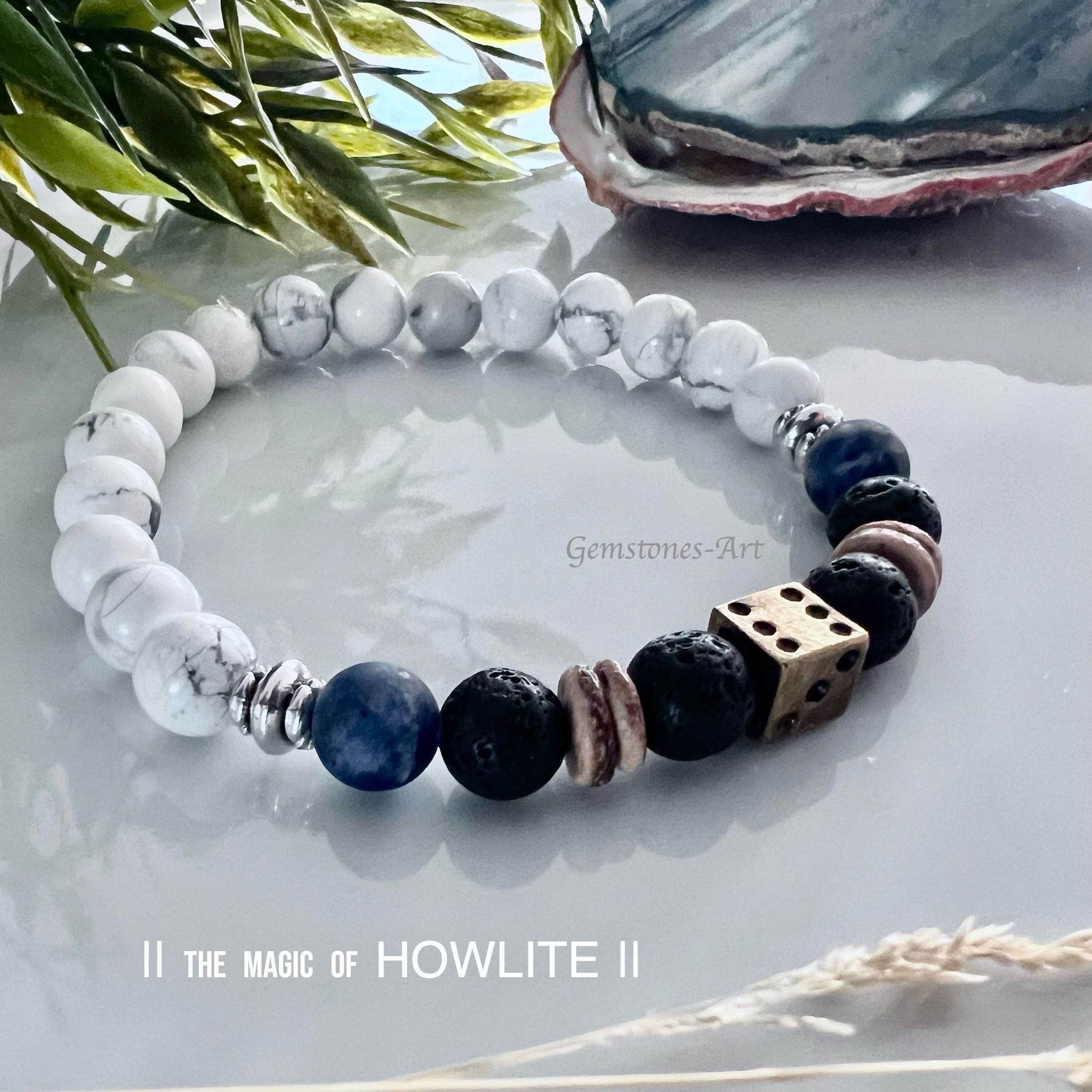 Heren armband HOWLITE (great Luck) image 0