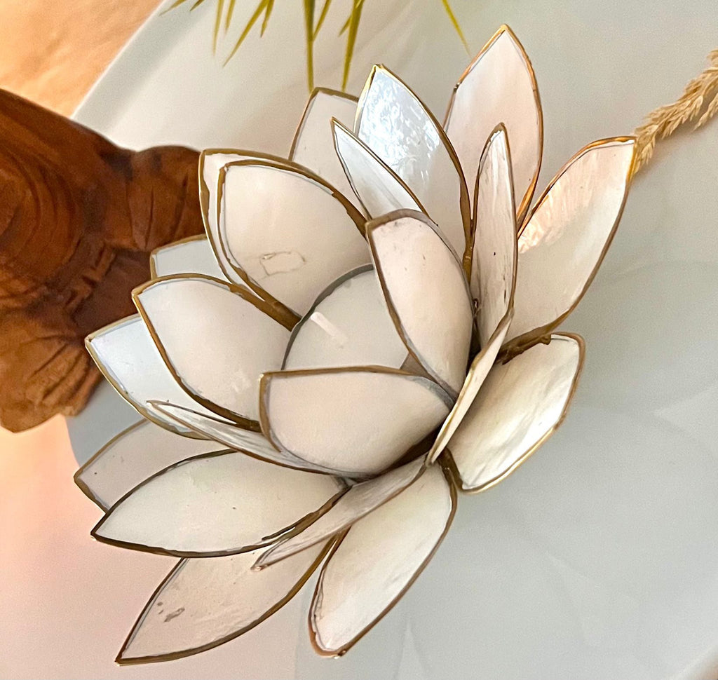 Lotus Sfeerlicht ( kleur wit) image 2