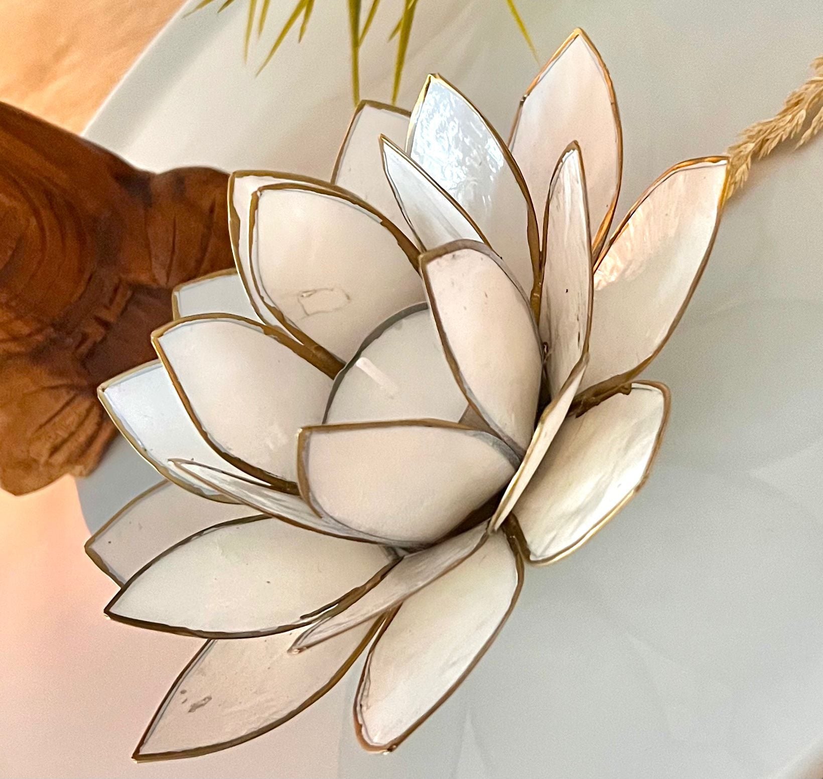 Lotus Sfeerlicht ( kleur wit) image 2