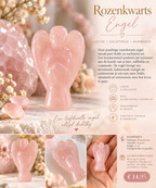 Rozenkwarts Engel – een zacht symbool van liefde, geborgenheid en harmonie.