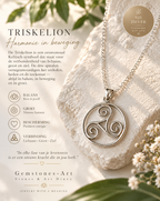 Hanger keltisch Triskelion - 925 zilver