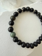 Heren armband - agaat / Rhyoliet