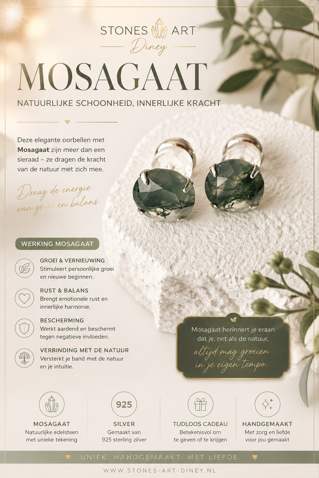 Oorbellen Mosagaat