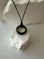 Tijgeroog ketting met ring
