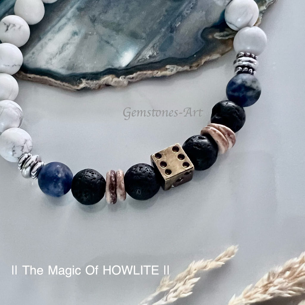 Heren armband HOWLITE (great Luck) image 1