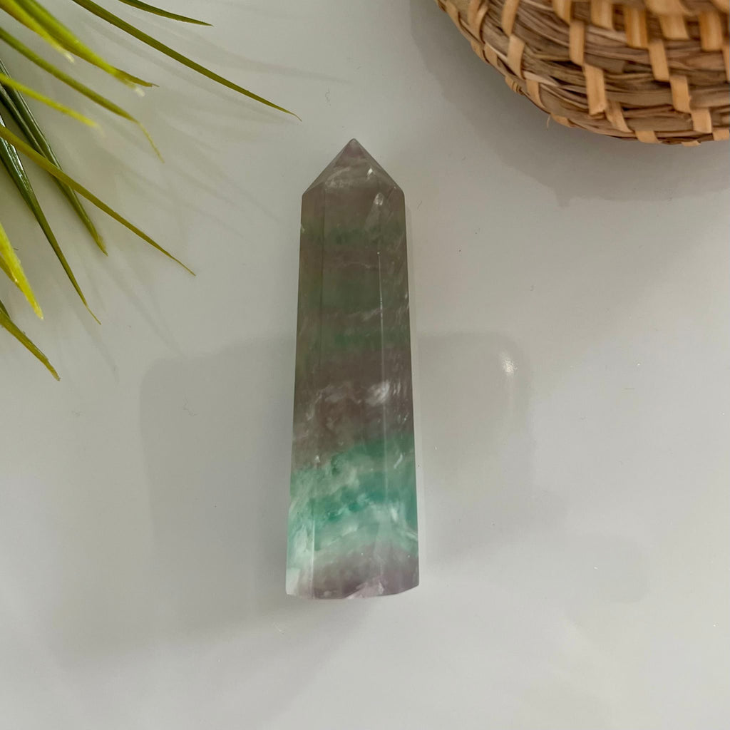 Fluorite zes vlaks obelisk image 0