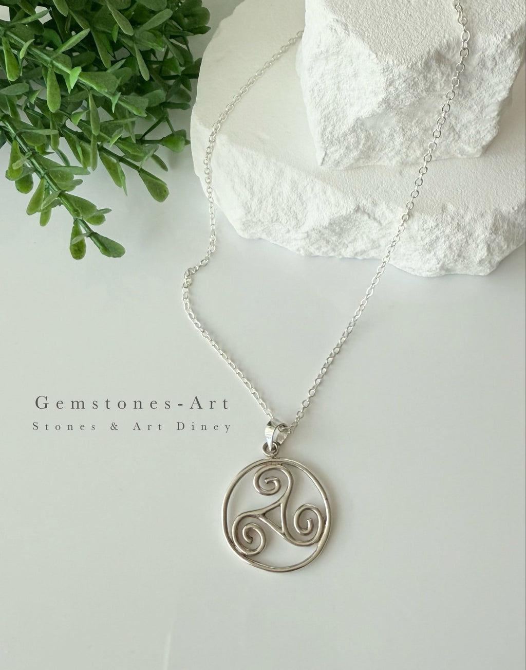 Hanger keltisch Triskelion - 925 zilver image 0