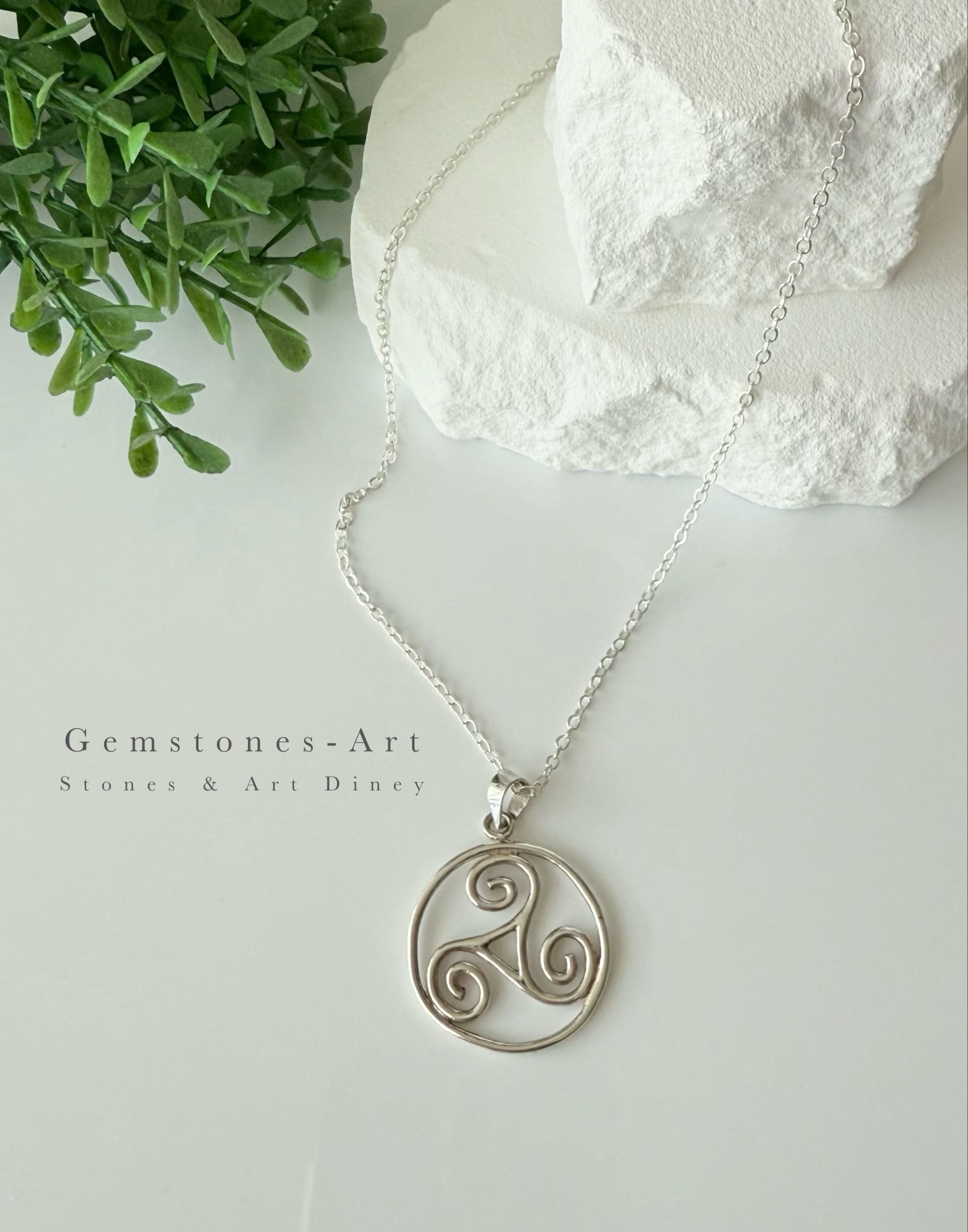 Hanger keltisch Triskelion - 925 zilver image 0