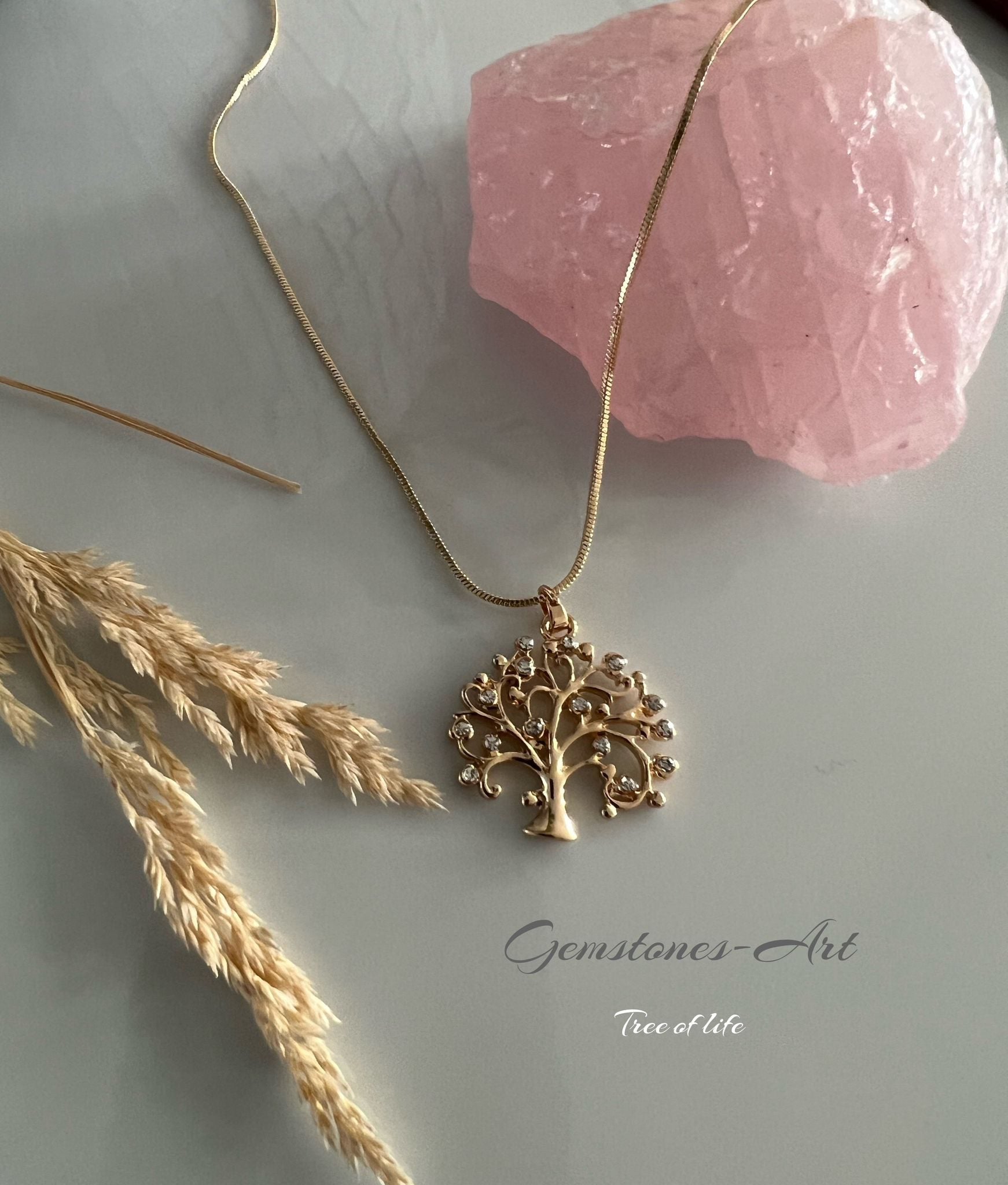 Tree of life - kleur Rosé image 2