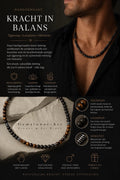 Heren edelstenen ketting image 0