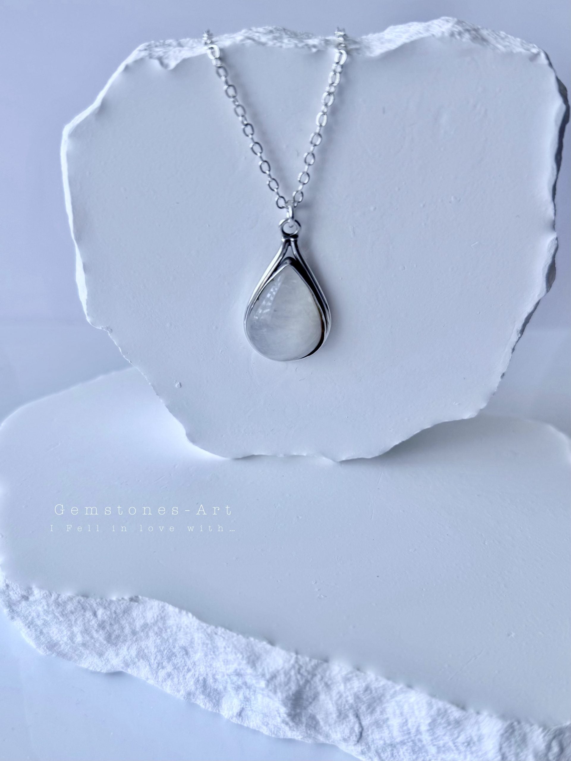 Moonstone - pendant 925 Sterling Silver image 2