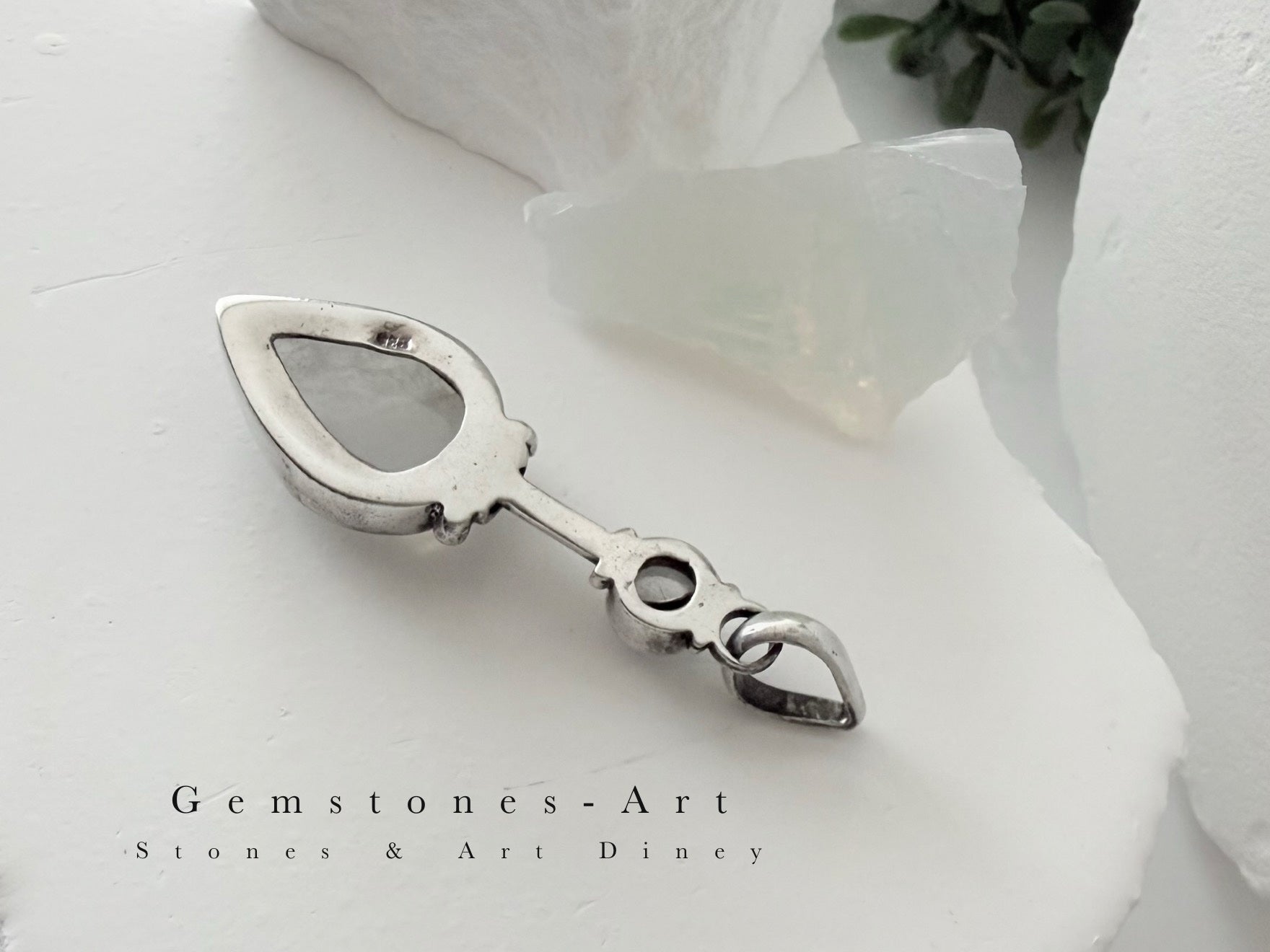 Moonstone - pendant 925 Sterling Silver image 2