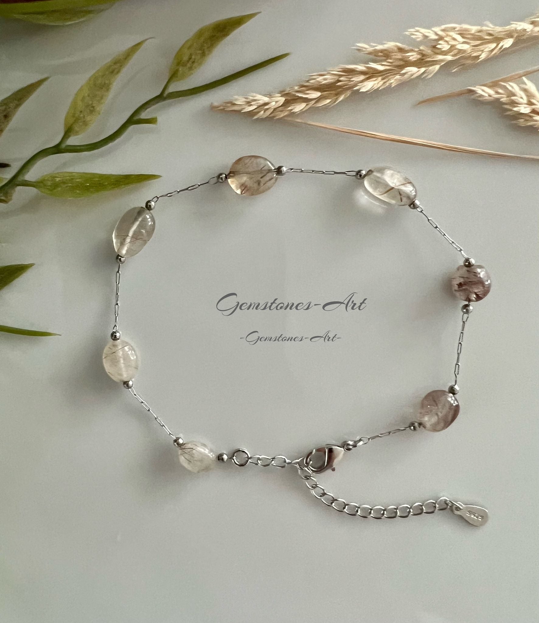 Armband Rookkwarts zilver image 2