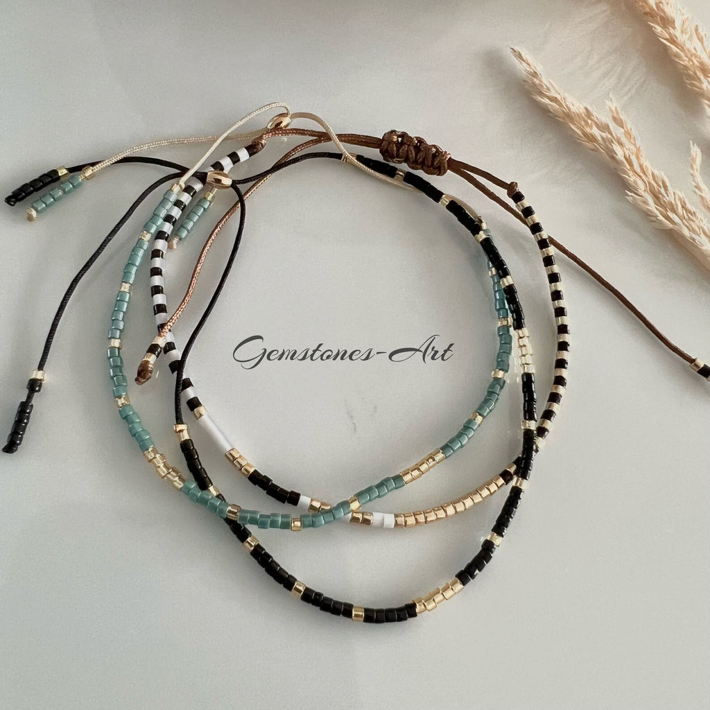 Drie Armbanden Miyuki kraal image 2