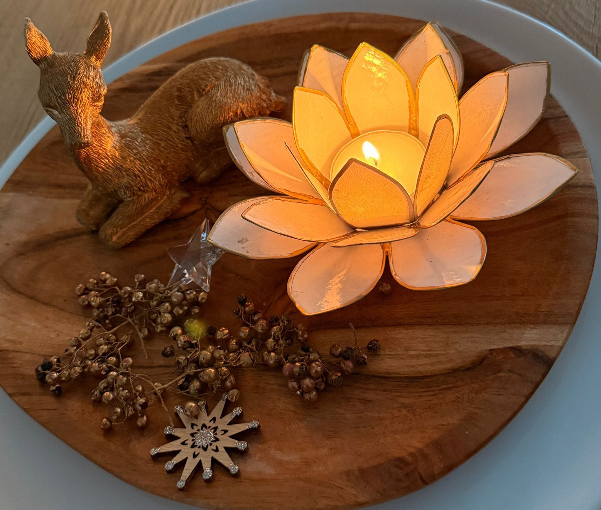 Lotus Sfeerlicht ( kleur wit) image 0