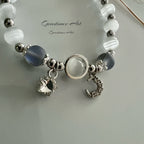 Armband Maansteen  - met maan &amp; ster image 0