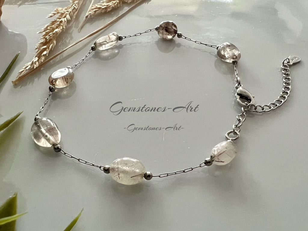 Armband Rookkwarts zilver image 0