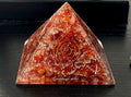 Orgonite Pyramide Carneool - Heiligbeenchakra image 0