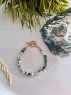 Damesarmband Mosagaat met kapittelslot ( Handmade) image 0
