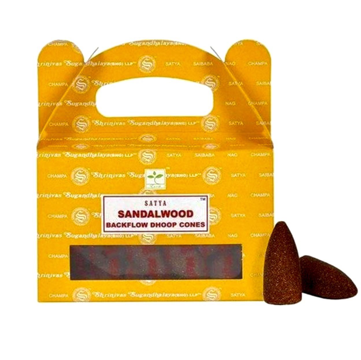 Sandelwood Blackflow dhoop Cones image 0