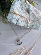 Miyuki kraal emerald /goudkraal - Infinity love image 1