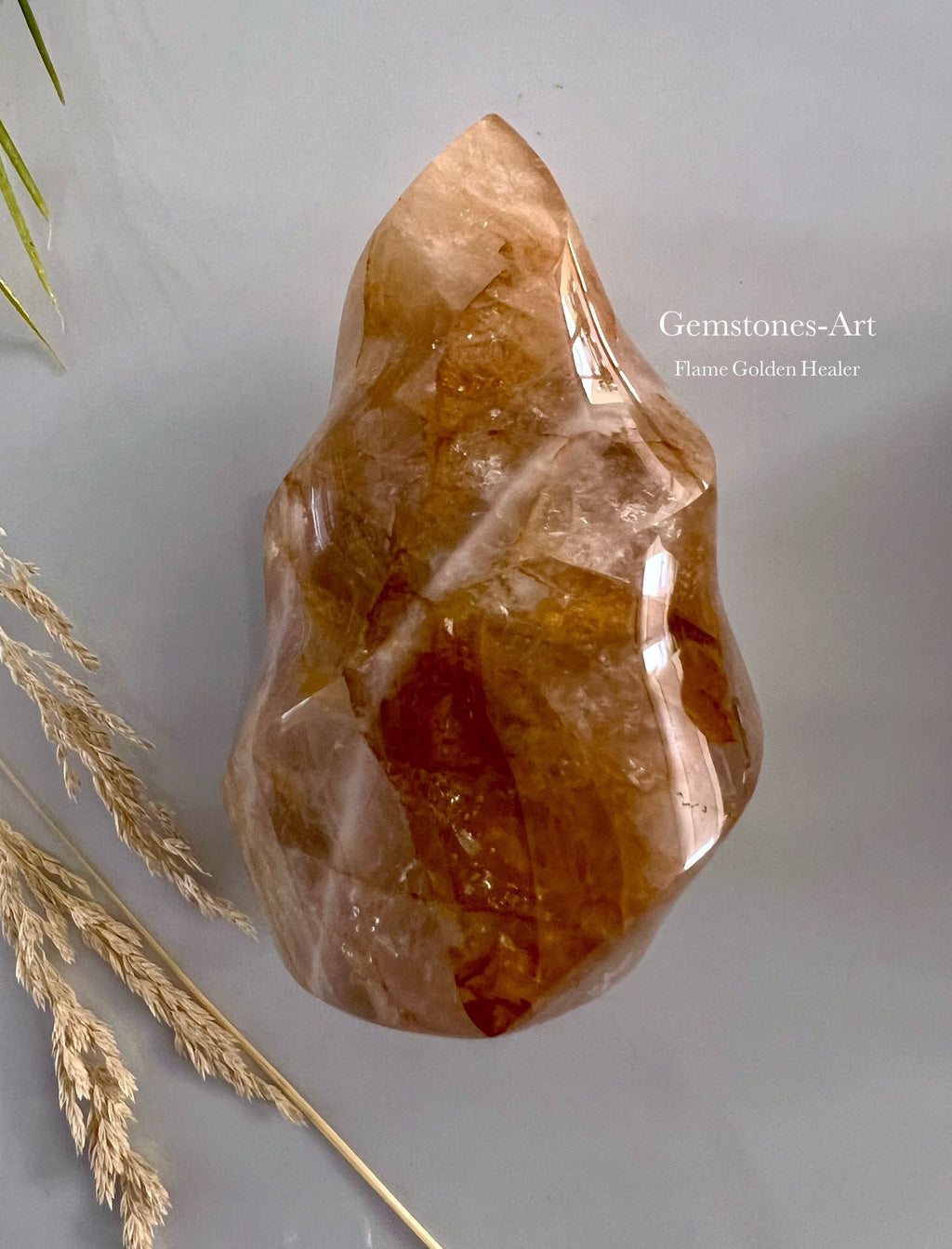 Golden healer Flame (Lemurian kwarts) image 3