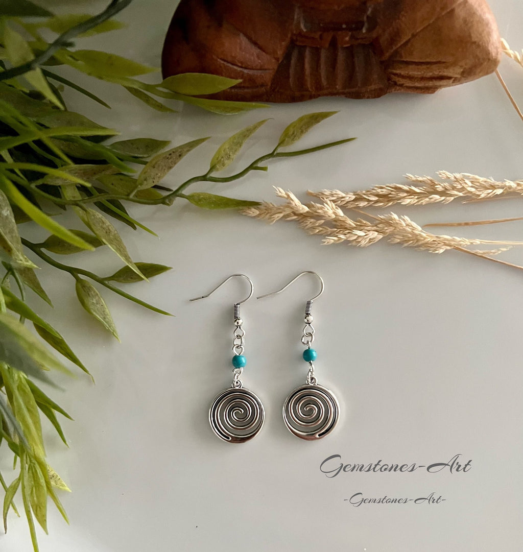 Oorbellen turquoise image 0
