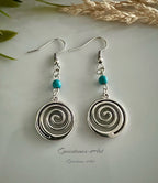 Oorbellen turquoise image 1