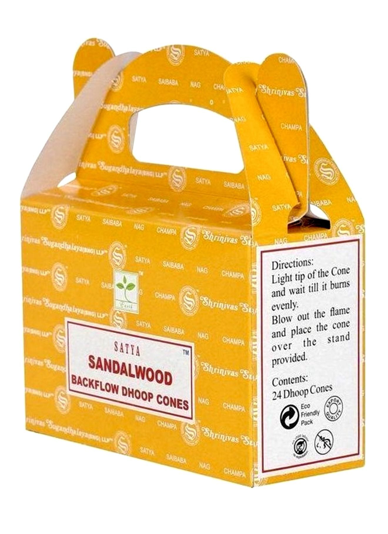 Sandelwood Blackflow dhoop Cones image 1