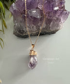 Amethist Hanger met ketting image 0