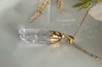 Helder kristal hanger met ketting image 1