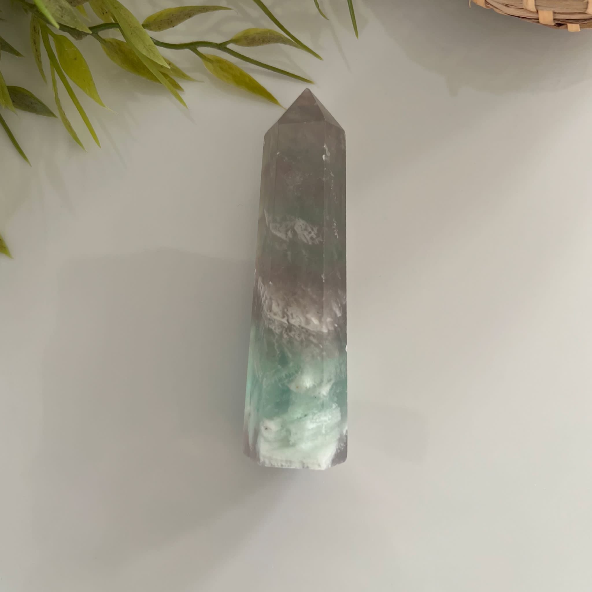 Watermeloen Fluoriet obelisk punt image 0
