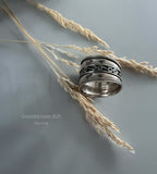 Bali swirl ring  - Echt zilver 925. Nikkelvrij - op voorraad maat 21mm + maat 18mm image 0