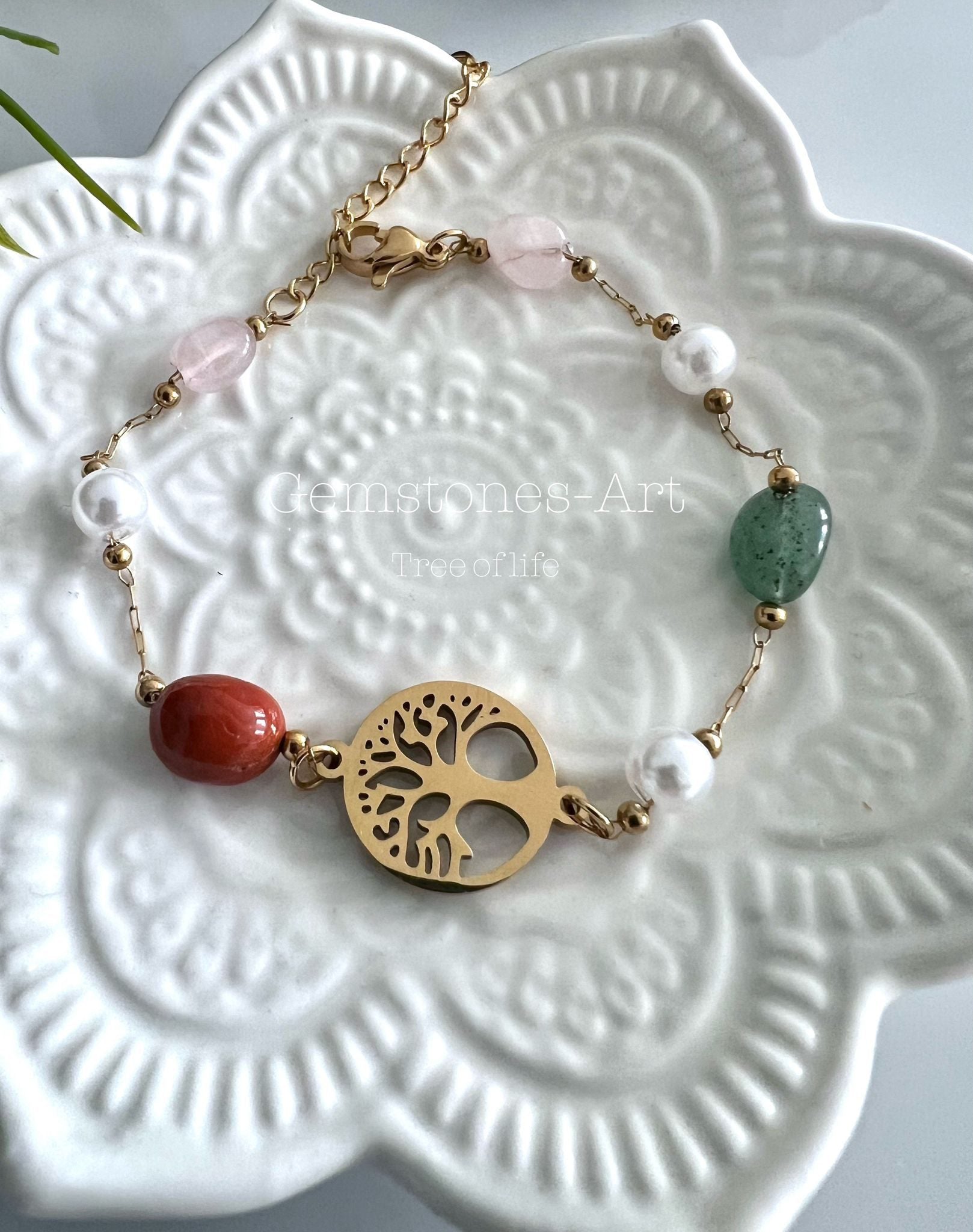 Armband - tree of life - handmade image 0