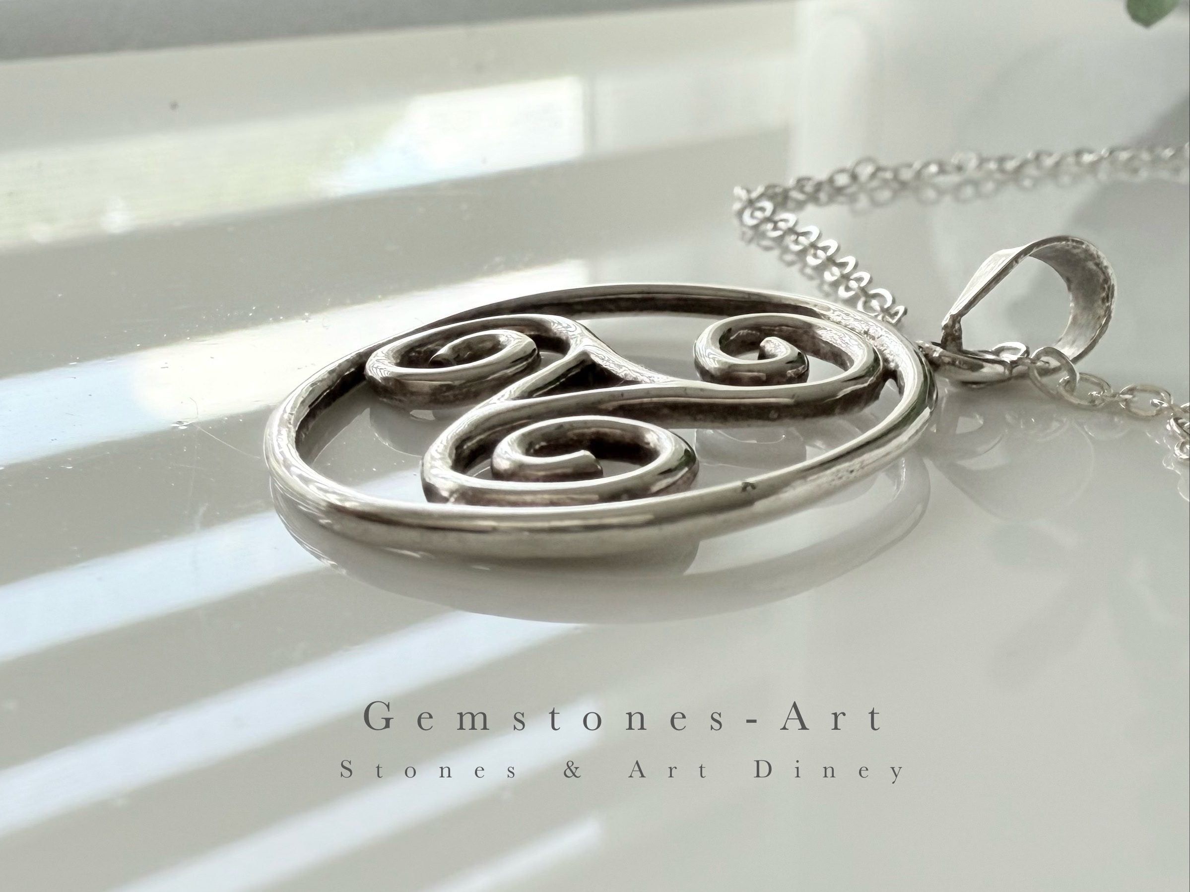 Hanger keltisch Triskelion - 925 zilver image 3