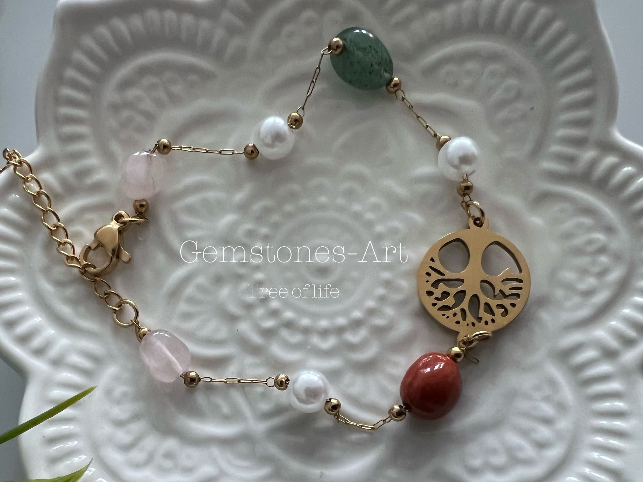 Armband - tree of life - handmade image 2