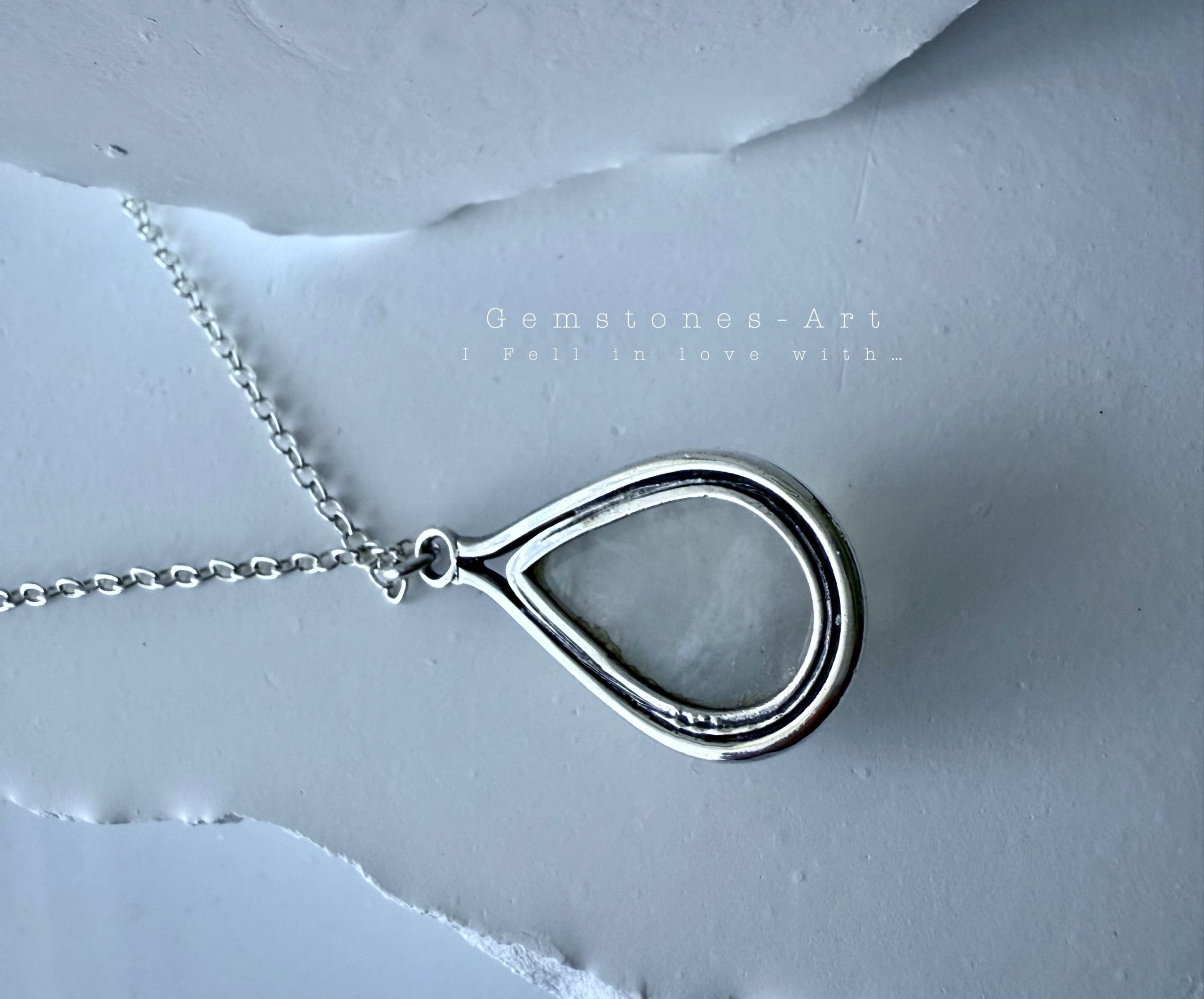 Moonstone - pendant 925 Sterling Silver image 3