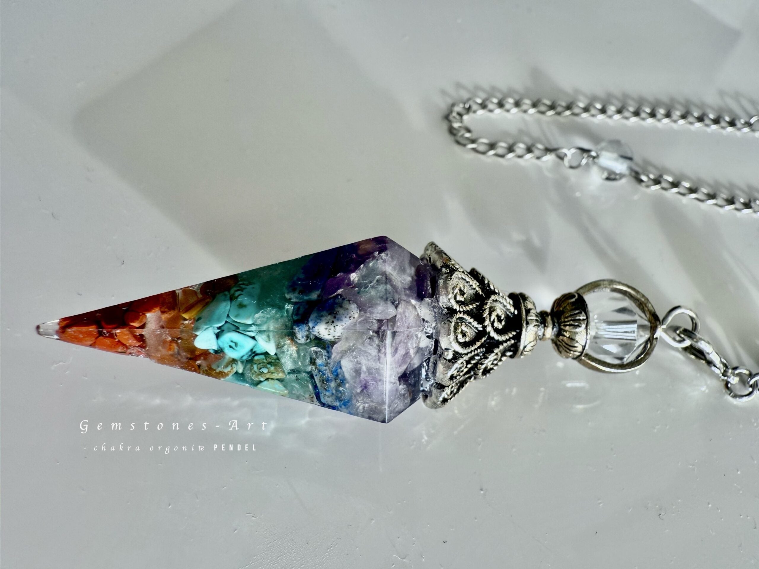 Pendel Orgonite 7 chakras De luxe image 2