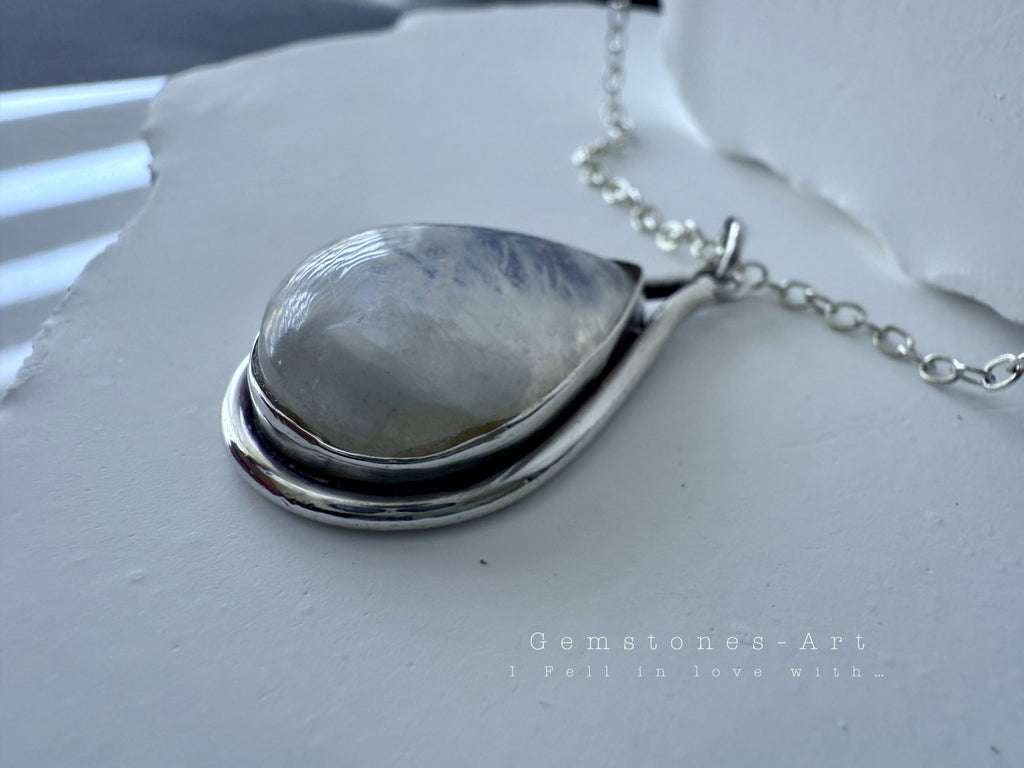 Moonstone - pendant 925 Sterling Silver image 1