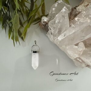 Hanger Dubbeleinder Bergkristal