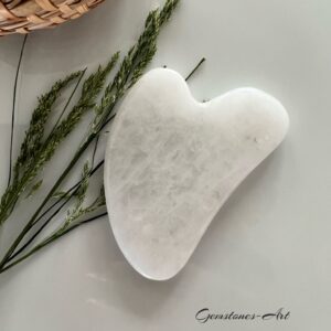 Guasha schraper witte Jade Hart